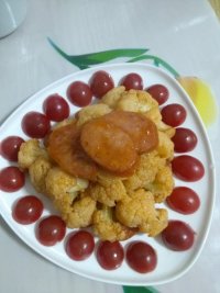 火腿炒花菜的做法
