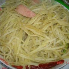 火腿炒土豆丝的做法