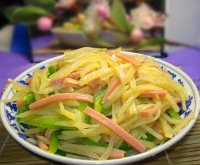 美味三丝的做法