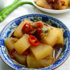 咸肉烧冬瓜的做法