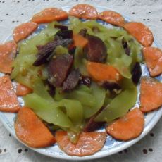 莴笋胡萝卜炒腊肉的做法 莴笋胡萝卜炒腊肉的做法