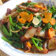 腊肉炒田七的做法 腊肉炒田七的做法