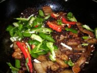 豆豉炒肉的做法