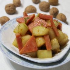 火腿烧冬瓜的做法