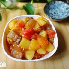 腊肉番茄炒土豆的做法 腊肉番茄炒土豆的做法