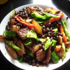 豆豉炒肉的做法
