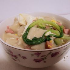 火腿面片汤的做法 火腿面片汤的做法