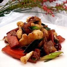 干炒花菜的做法 干炒花菜的做法