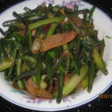 菜苔炒腊肉的做法 菜苔炒腊肉的做法
