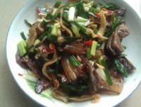 葱香腊肉的做法