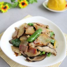 香菇炒腊肉的做法 香菇炒腊肉的做法