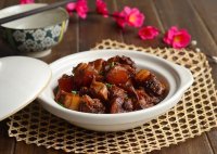 梅菜芋香红烧肉的做法