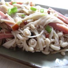 金针菇火腿丝的做法