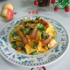 四季豆炒蛋皮的做法 四季豆炒蛋皮的做法