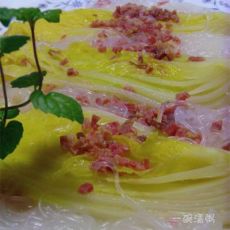 火腿粉丝娃娃菜的做法 火腿粉丝娃娃菜的做法