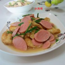 油豆腐炒火腿的做法 油豆腐炒火腿的做法