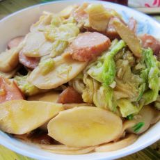 蚝油白菜杏鲍菇的做法 蚝油白菜杏鲍菇的做法