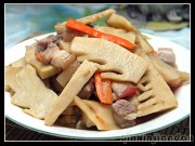 五花肉炒鲜笋的做法