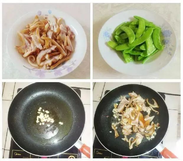 荷兰豆炒猪耳朵的做法！营养高功效多，做法简单，快速出锅！