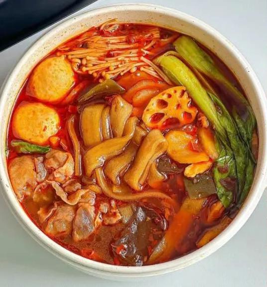 麻辣宽粉火锅的做法