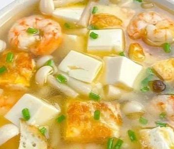 菌菇虾仁汤的做法