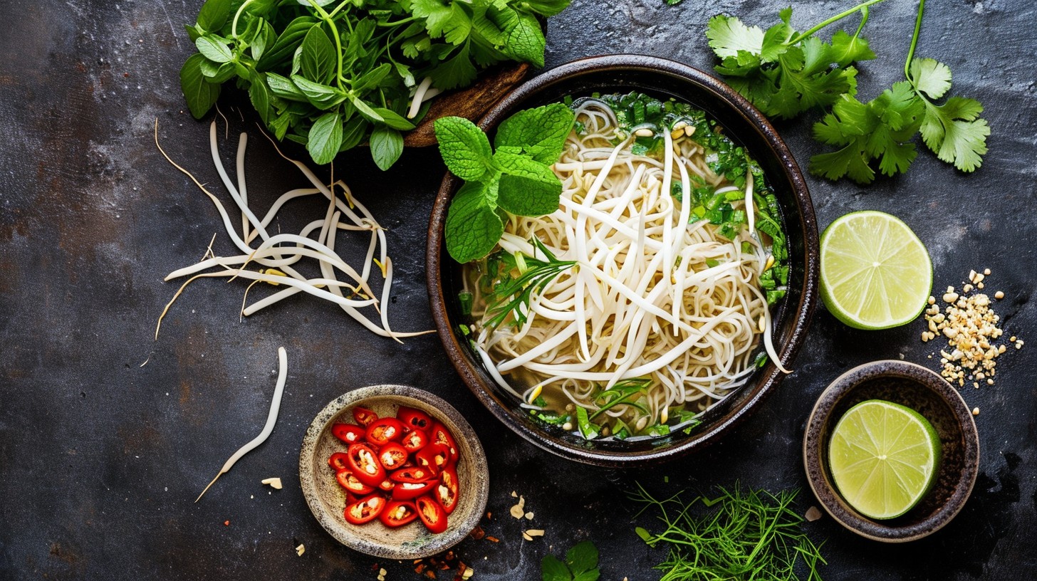 美味豆芽河粉图片