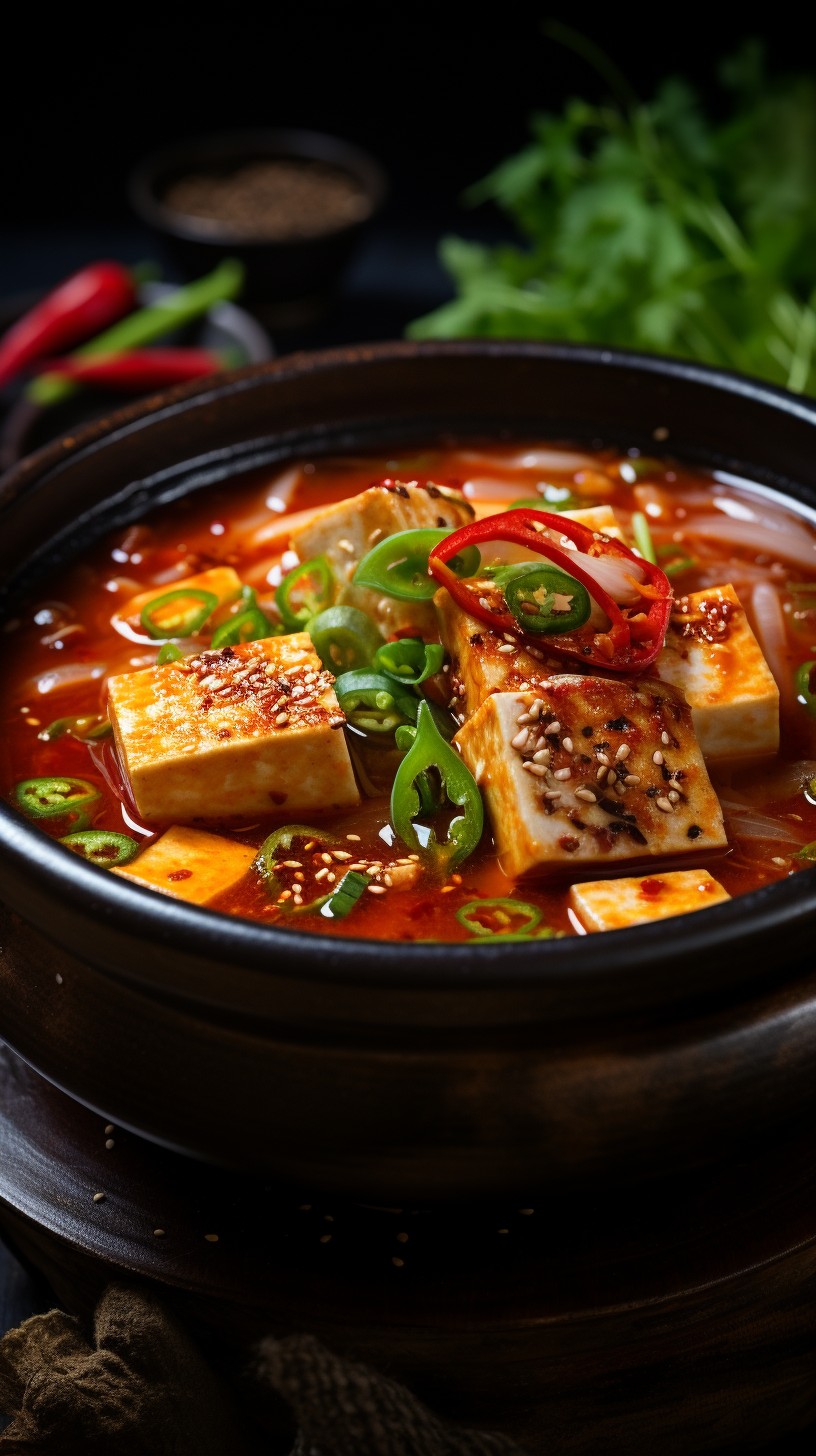 麻辣豆腐汤图片