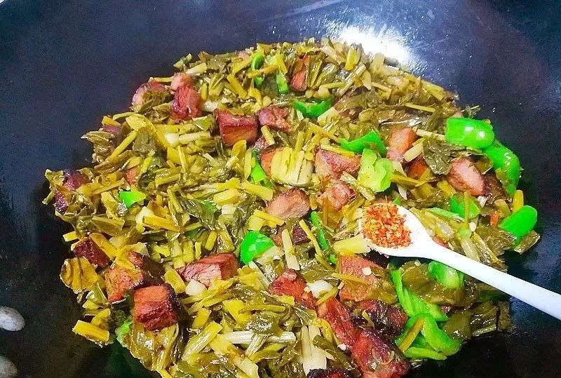 牛肉炒咸菜的做法