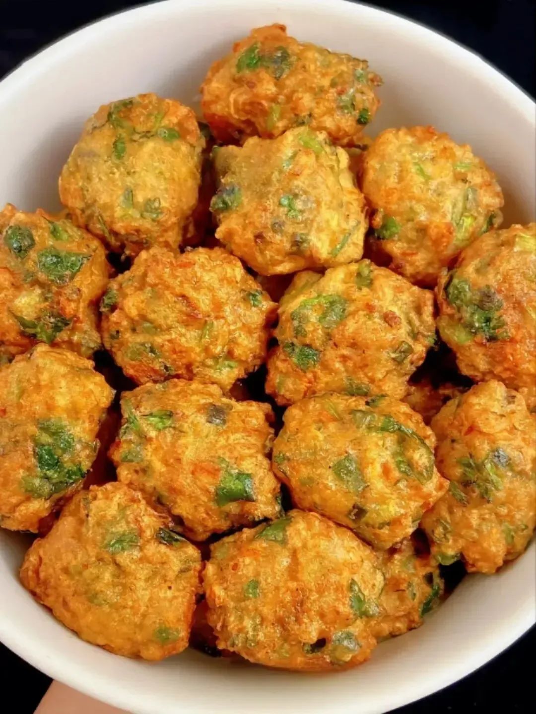 香菜肉丸子的做法