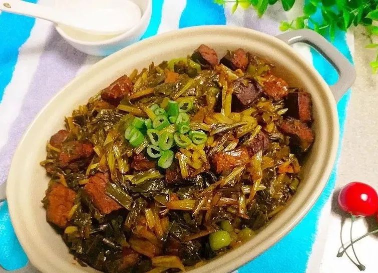 牛肉炒咸菜的做法