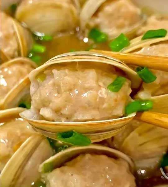 蛤蜊酿肉的做法