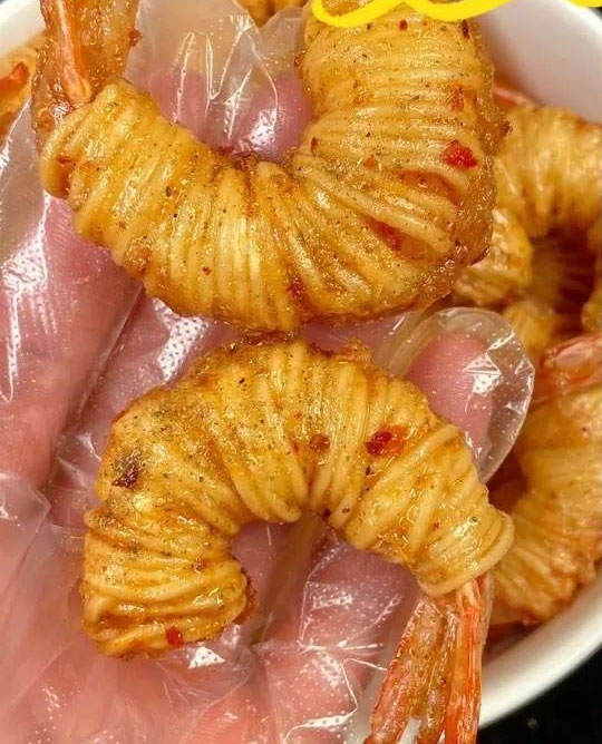 腰缠万贯虾的做法