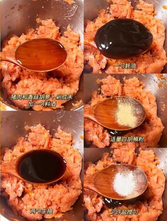 白菜酿肉的做法