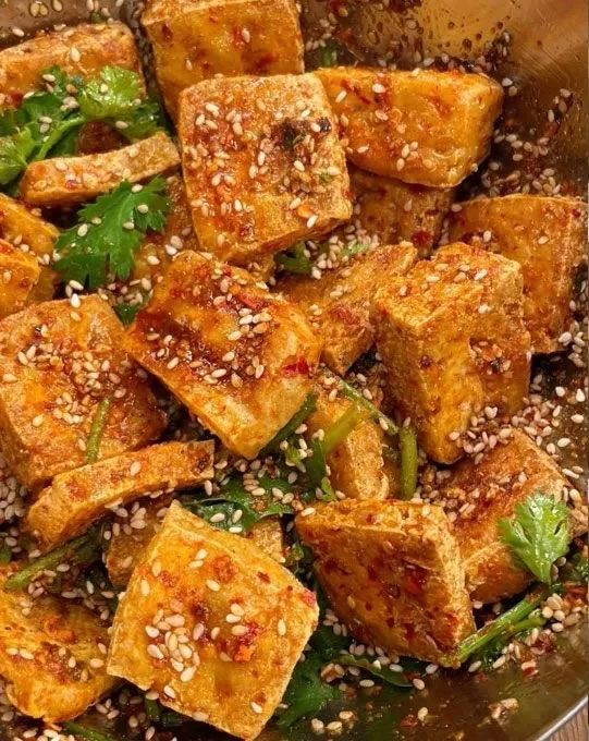 香辣脆皮豆腐的做法