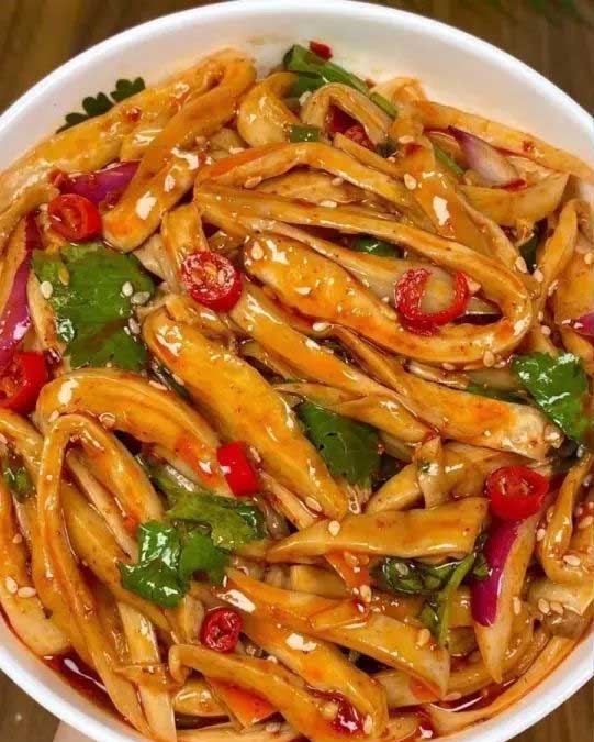 凉拌杏鲍菇的做法