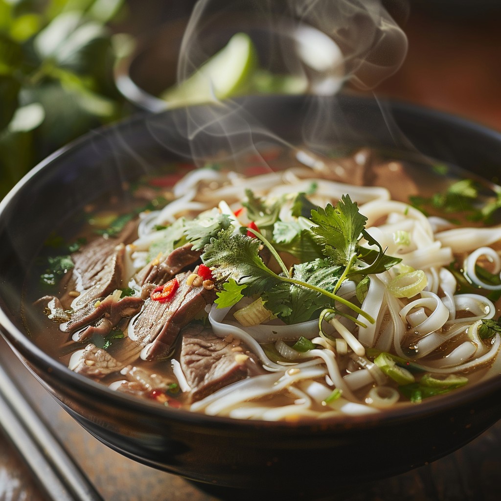 牛肉河粉图片