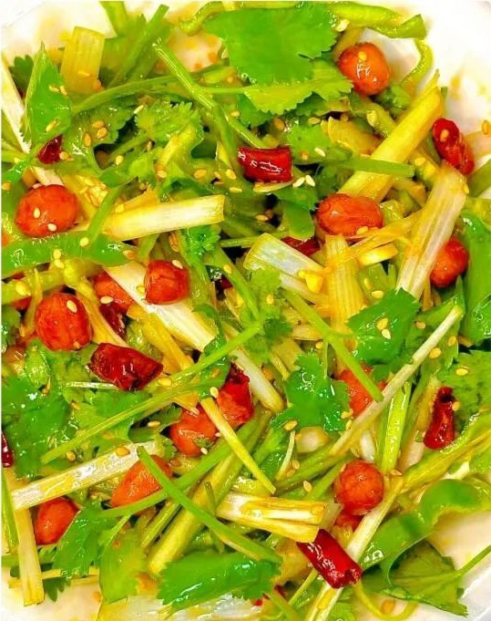 腌老虎菜的做法