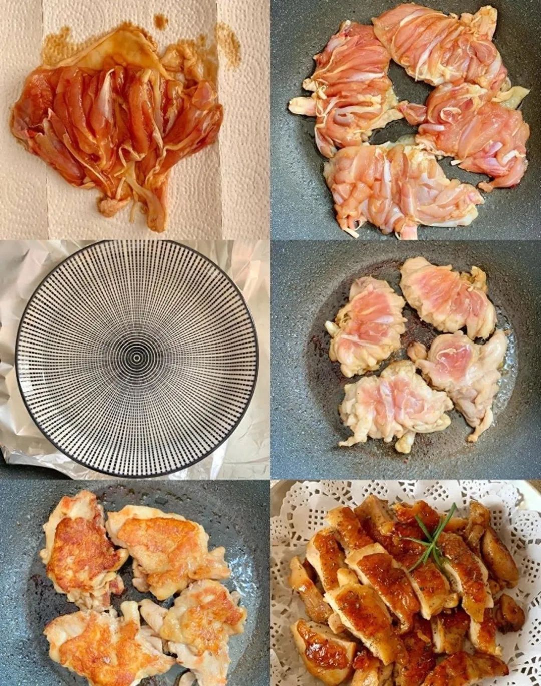 煎脆皮鸡腿的做法