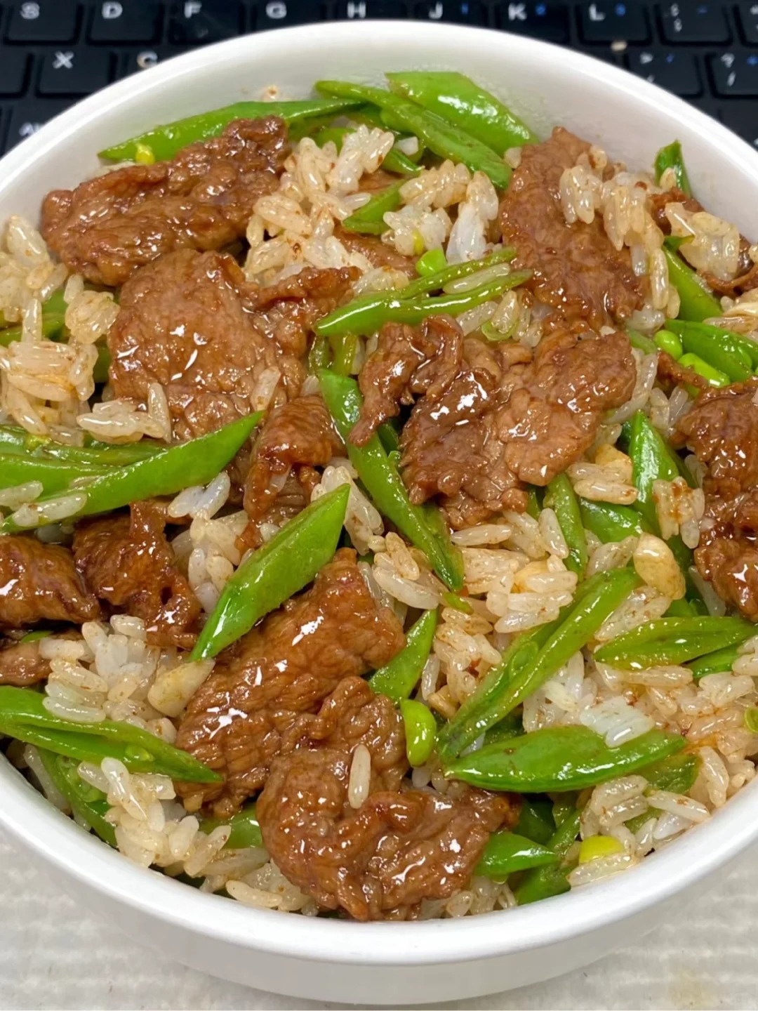 牛肉豆角拌饭的做法