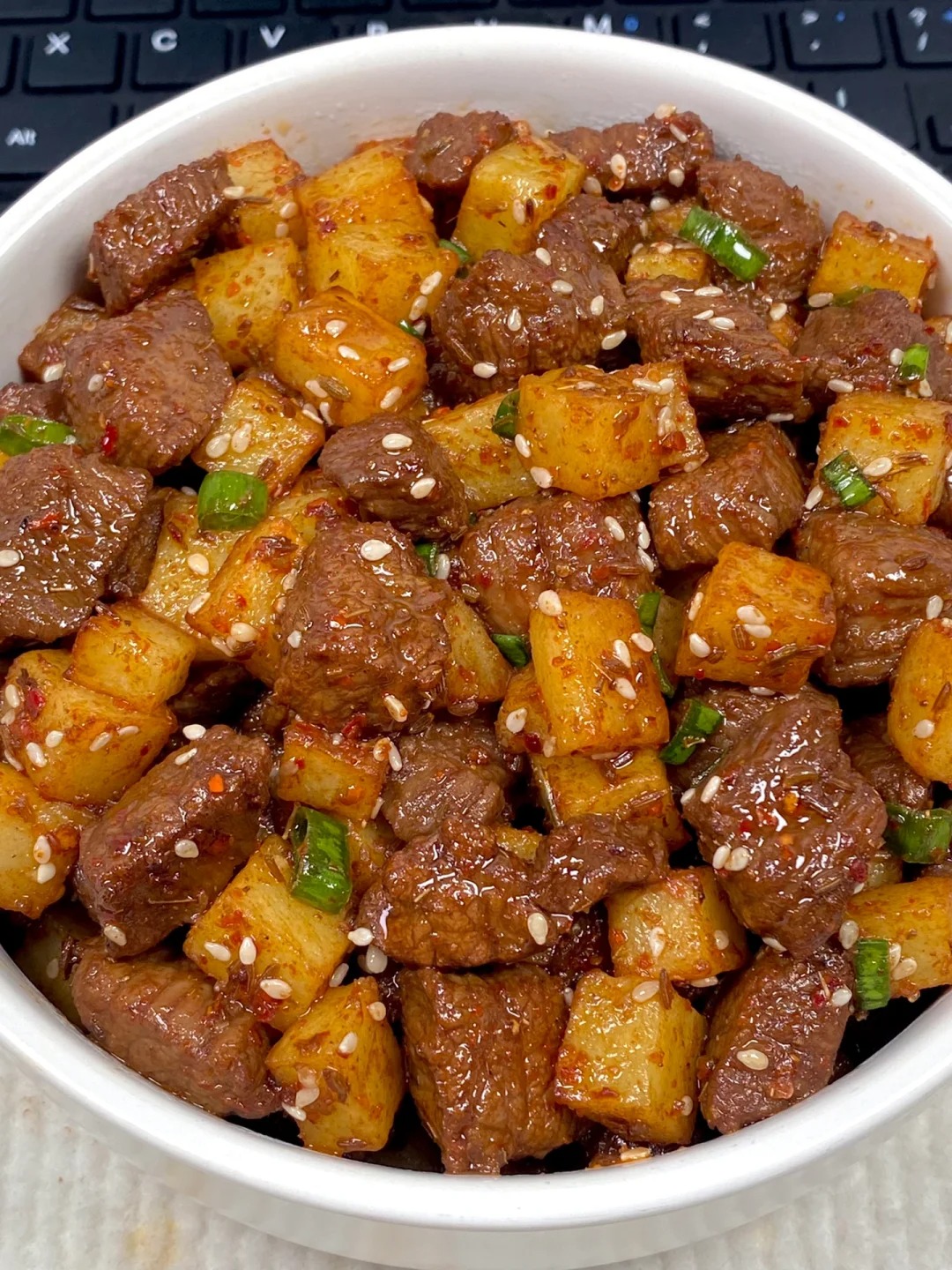 土豆炒牛肉的做法