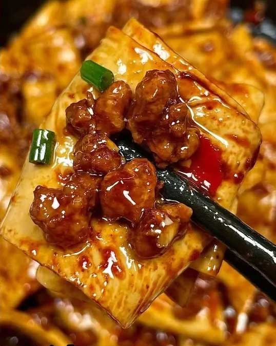 豆皮肉沫的做法