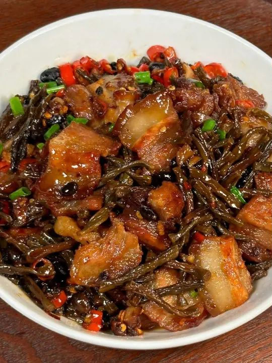 干豆角炒五花肉的做法