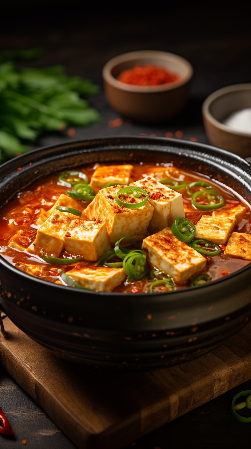 麻辣豆腐汤图片