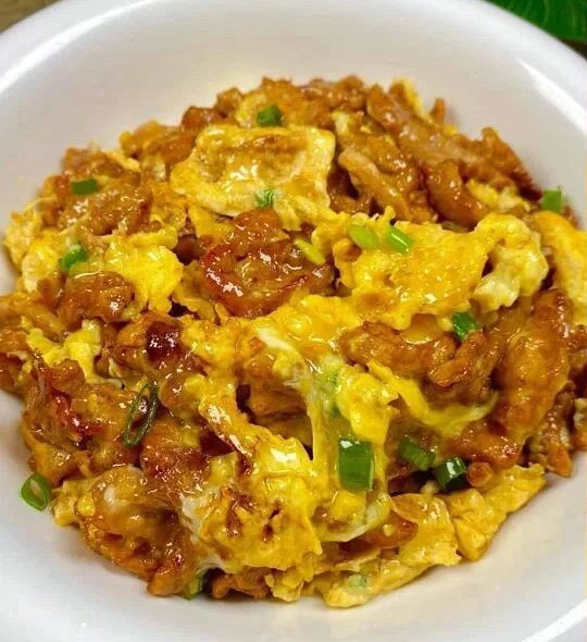 瘦肉葱花鸡蛋的做法