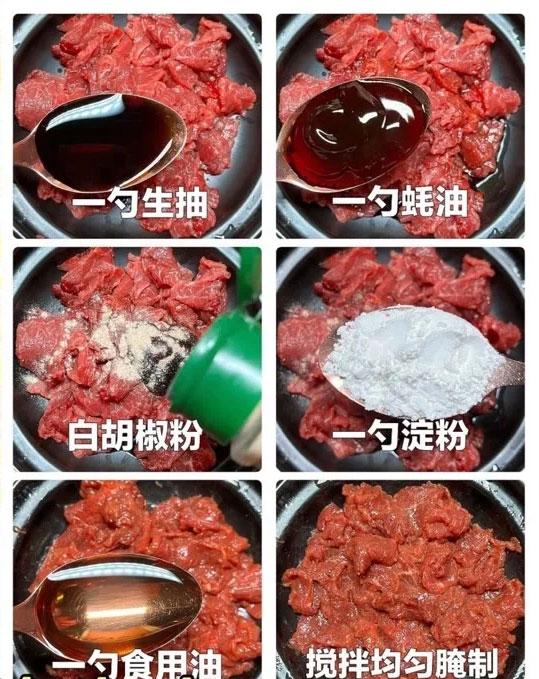香菜炒牛肉的家常做法