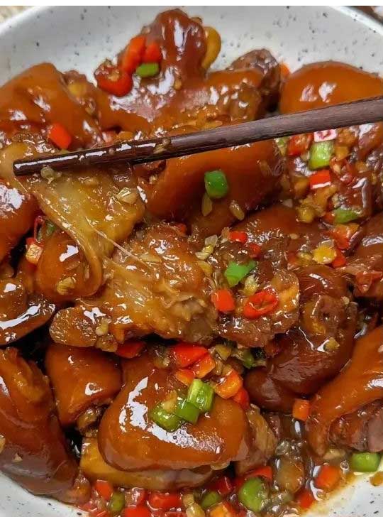 香辣猪蹄的制作方法