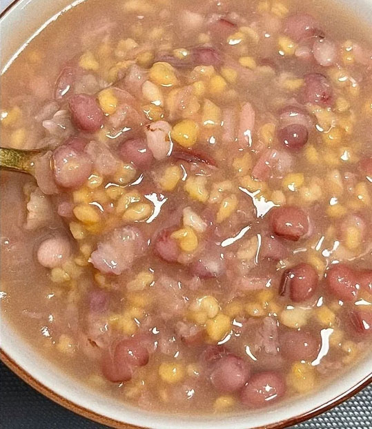 红豆糯米玉米粥的做法