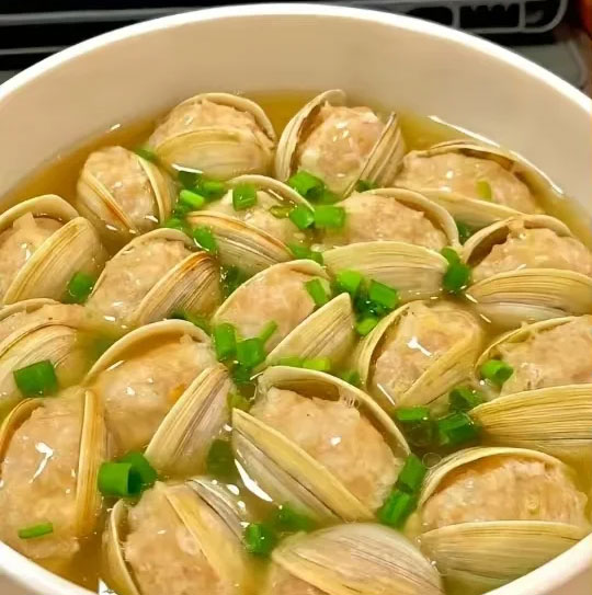 蛤蜊酿肉的做法