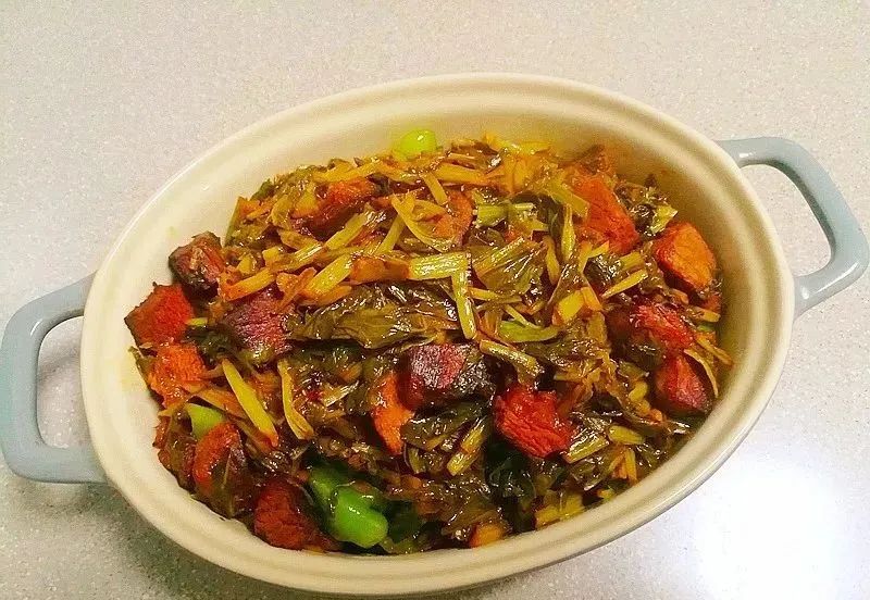 牛肉炒咸菜的做法