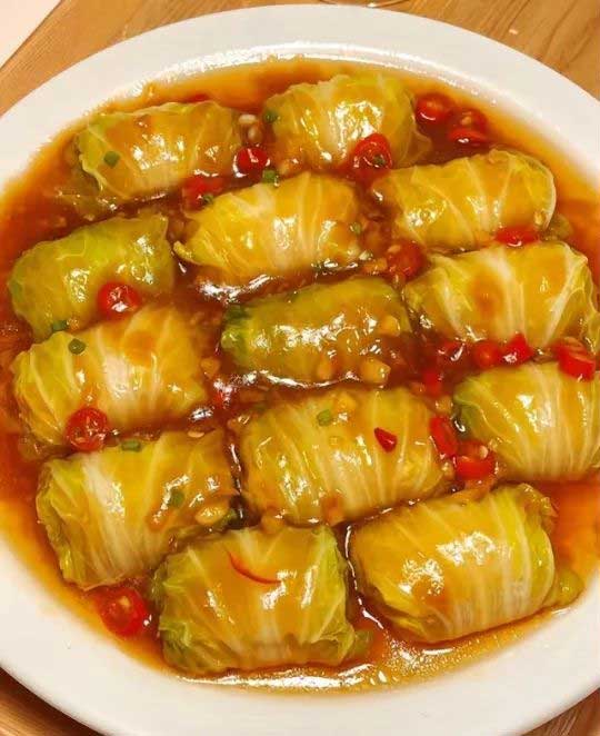 白菜酿肉的做法